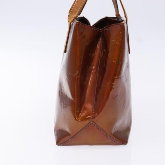 LOUIS VUITTON Monogram Vernis Reade PM Hand Bag Bronze M91146 - Picture 5 of 12